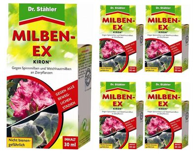 5 x DR. Stähler Kiron Milben-Ex, 30 ml