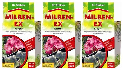 3 x DR. Stähler Kiron Milben-Ex, 30 ml