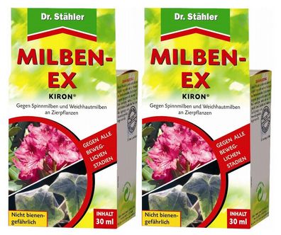 2 x DR. Stähler Kiron Milben-Ex, 30 ml