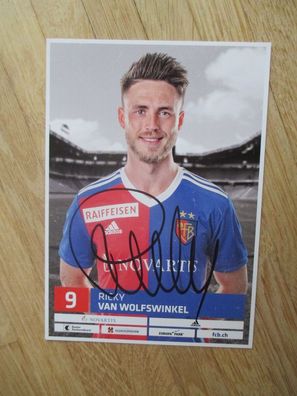 FC Basel Saison 18/19 Ricky van Wolfswinkel - handsigniertes Autogramm!!!