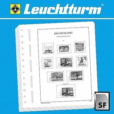 Leuchtturm SF-Vordruckblätter für Waagerechte Paare (23AP) Bundesrep. Deutschland