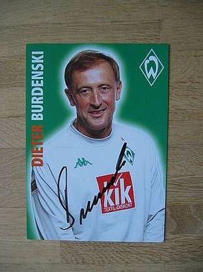 SV Werder Bremen Saison 05/06 Dieter Burdenski Autogram