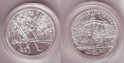 10 Euro Silber Münze Österreich Schloß Ambrass 2002