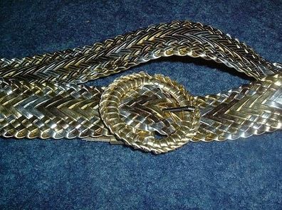 auffälliger Gürtel-gold/ silber/ bronze bis 110cm