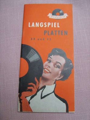 polydor Langspielplatten 33 45 : Verzeichnis 1955
