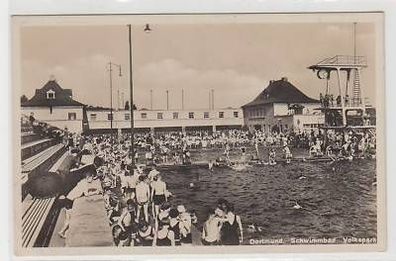 43838 Ak Dortmund Schwimmbad Volkspark 1940
