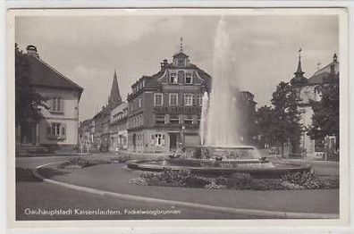 43335 Ak Kaiserslautern Fackelwoogbrunnen 1941