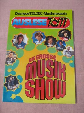 Das neue TELDEC Musikmagazin Auslese 76/77 Musik Show