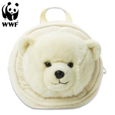 WWF Plüschrucksack Eisbär (Ø25cm) Rucksack Backpack Polarbear Bär Kinder Kids