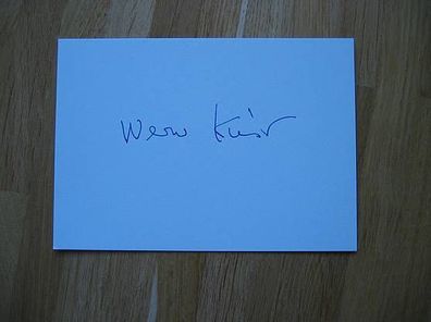 Kieser Training Unternehmer Werner Kieser - handsigniertes Autogramm!!!