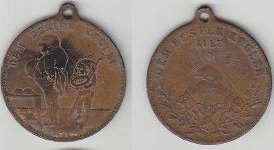 große Bronze Medaille dem besten Kegler um 1910