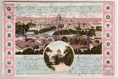 43941 Ak Lithographie Gruß aus Potsdam 1901