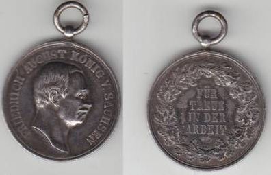 Sachsen Silber Medaille für Treue in der Arbeit