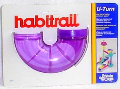 62340 Habitrail U-Turn lila mit einfachem Verbinder