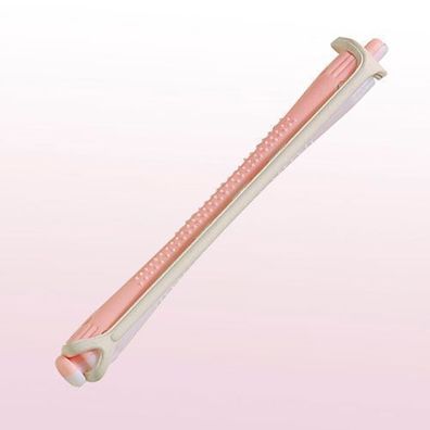 Comair Kaltwellwickler 2-farbig lang 95 mm, 12 St., Ø 7 mm weiß-rosa