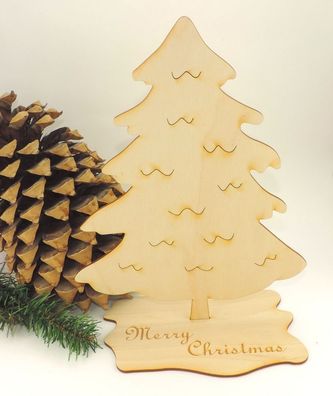 Weihnachtsbaum Tannenbaum Holz 30 cm Jumbo Basteln zu Weihnachten Christmas