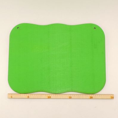 Deko platte zum Basteln, grüne Holzplatte 24cm Geburtstag, Platte für Geschenk,