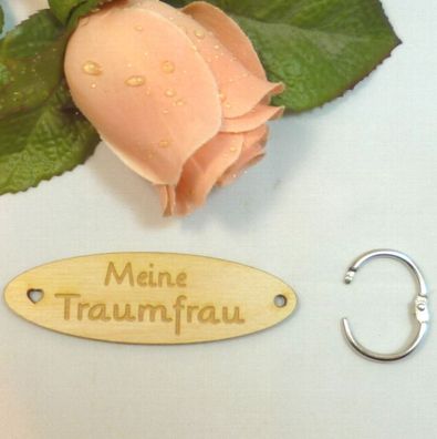 Schlüsselanhänger "MeineTraumfrau" Geschenk Valentinstag Hochzeit Geburtstag