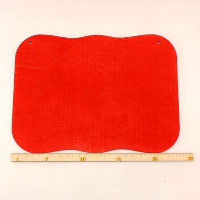 Deko Platte zum Basteln, rote Holzplatte 24cm Ideen, Bodenplatte für Geschenk