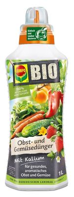 COMPO BIO Obst- und Gemüsedünger, 1 Liter