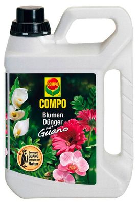 COMPO Blumendünger mit Guano, 2,5 Liter