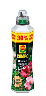 COMPO Blumendünger mit Guano, 1,3 Liter