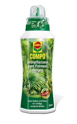 COMPO Grünpflanzen- und Palmendünger, 500 ml
