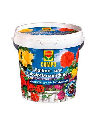 COMPO Balkon- und Kübelpflanzendünger, 1,2 kg