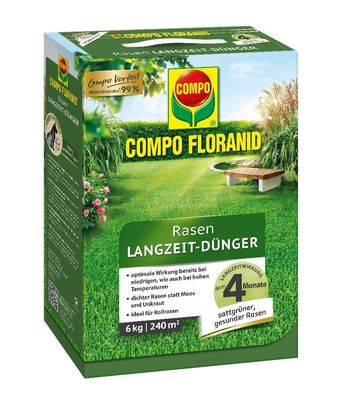 COMPO Rasen Langzeit-Dünger Perfect, 6 kg