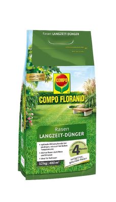 COMPO Rasen Langzeit-Dünger Perfect, 12 kg