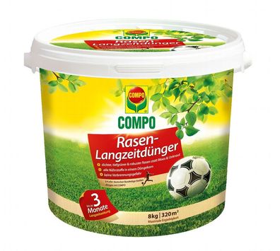 COMPO Rasen-Langzeitdünger, 8 kg