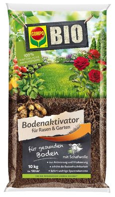 COMPO BIO Bodenaktivator für Rasen & Garten, 10 kg