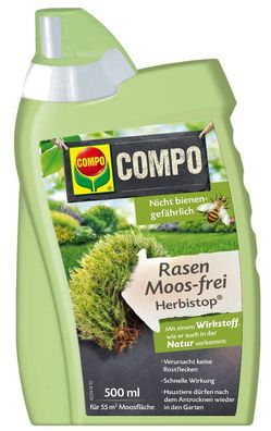 COMPO Rasen Moos-frei Herbistop®, 500 ml