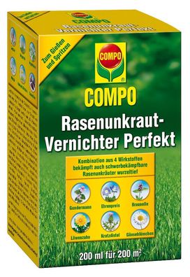 COMPO Rasenunkraut-Vernichter Perfekt, 200 ml