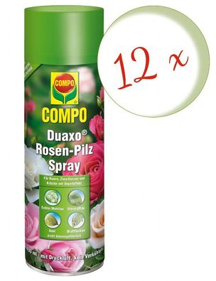 12 x COMPO Duaxo® Rosen Pilz-frei Spray, 400 ml