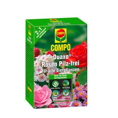 COMPO Duaxo® Rosen Pilz-frei für alle Zierpflanzen, 130 ml
