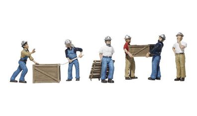 Woodland Scenics A1823 Hafenarbeiter, Figuren Miniaturwelten H0 (1:87)