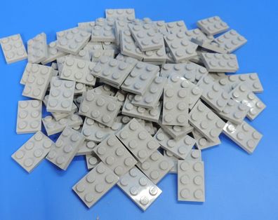 LEGO® Nr- 4211396 Platte 2x3 hellgrau / 100 Stück