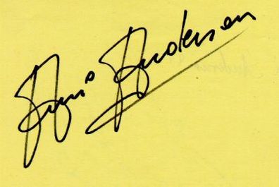 Anni Andersen - Originalautogramm 1981