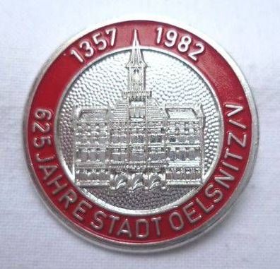 DDR Abzeichen 625 Jahre Stadt Oelsnitz i.V. 1357-1982