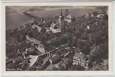 43701 Ak Querfurt Burg Luftaufnahme um 1930