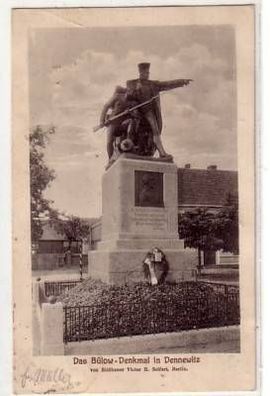 43867 Ak Das Bülow Denkmal in Dennewitz 1923