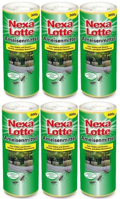 Sparset: 6 x SCOTTS Nexa Lotte® Ameisenmittel, 300 g