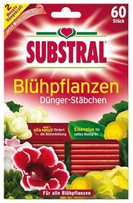 Substral® Blühpflanzen Dünger-Stäbchen, 60 Stück