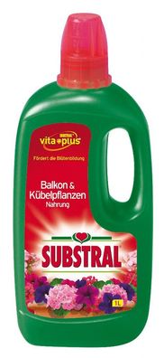 Substral® Kübel- & Balkonpflanzen Nahrung, 1 Liter