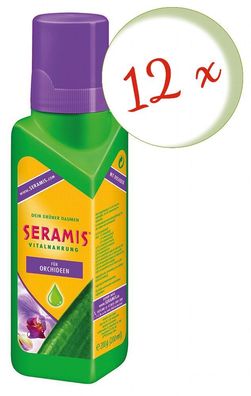12 x Seramis® Vitalnahrung für Orchideen, 200 ml