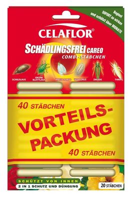 Substral® Celaflor® Schädlingsfrei Careo® Combi-Stäbchen, 40 Stück