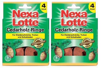 Sparset: 2 x SCOTTS Nexa Lotte® Cedarholz-Ringe, 4 Stück