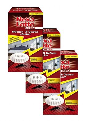 3 x NEXA LOTTE® Ultra Mücken- & Gelsenstecker Startpackung, 1 Set