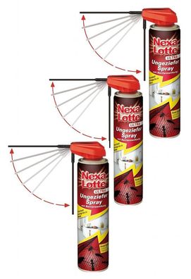 Sparset: 3 x SCOTTS Nexa Lotte® Ultra Ungeziefer Spray, 400 ml